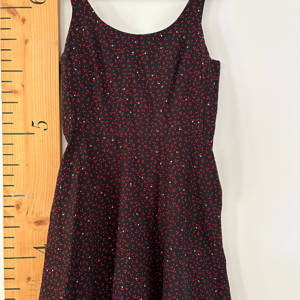 GAP Red Sleeveless Scoop Neck A-Line Mini Dress
